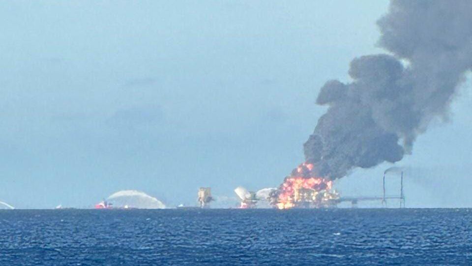 Последствия взрыва на морской нефтегазовой платформе в Мексиканском заливе - РИА Новости, 1920, 07.07.2023