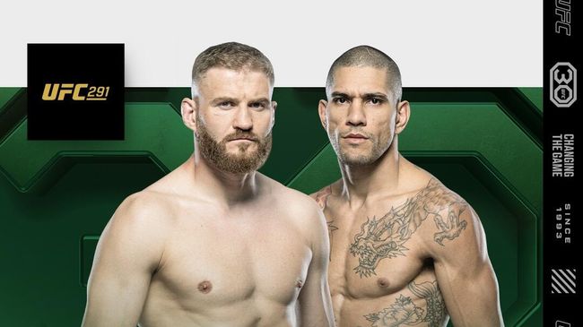 Афиша боя Блаховича против Перейры на UFC 291 Афиша боя Блаховича против Перейры на UFC 291