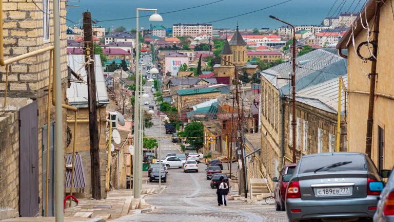 Старый город в Дербенте Старый город в Дербенте