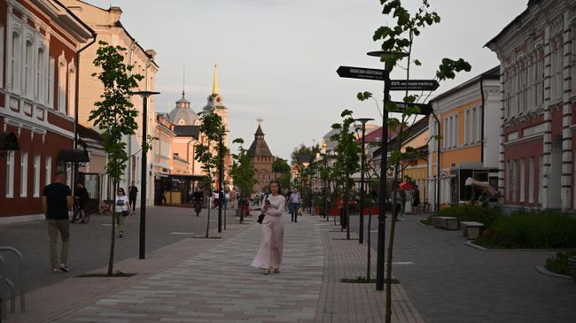 Пешеходная улица Металлистов в Туле Пешеходная улица Металлистов в Туле