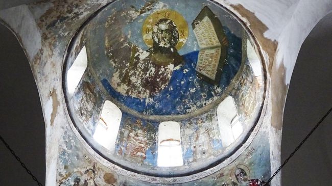 Церковь Иоанна Предтечи, росписи купола