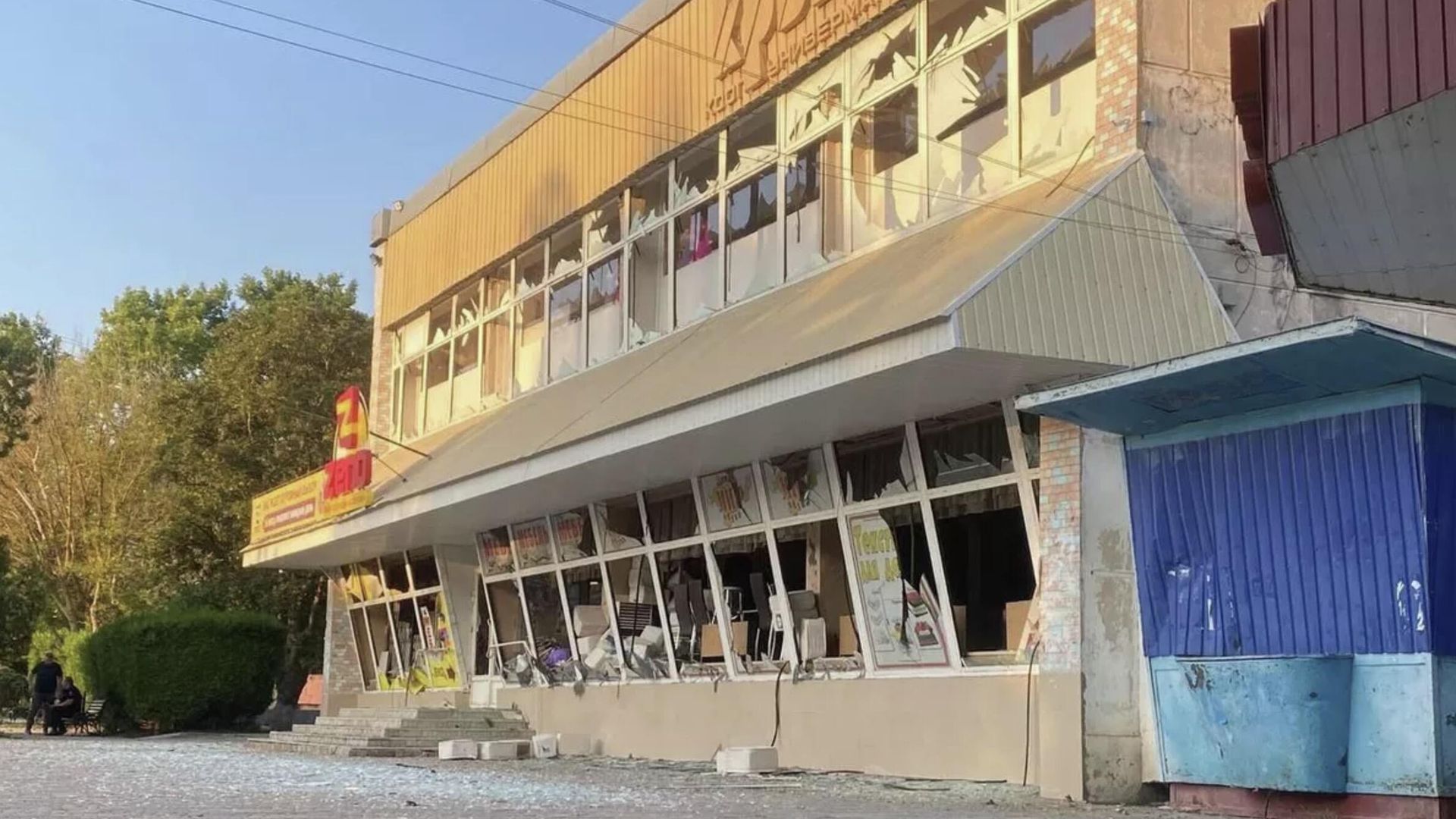Последствия атаки беспилотника в поселке Раздольное Последствия атаки беспилотника в поселке Раздольное - РИА Новости, 1920, 20.07.2023