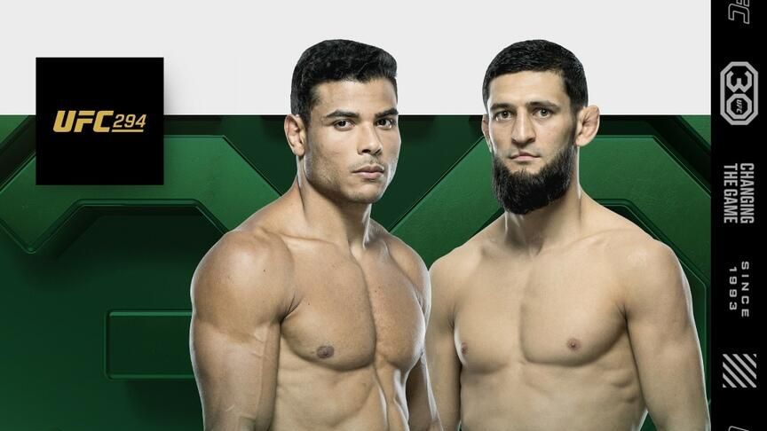 Афиша боя Косты против Чимаева на UFC 294 - РИА Новости, 1920, 20.07.2023