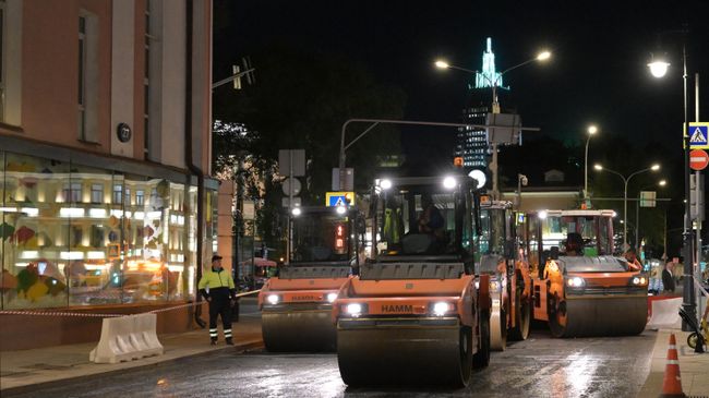 Работы по замене асфальта в Москве