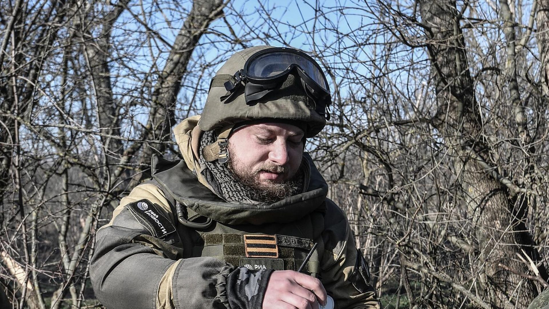 Военный корреспондент РИА Новости Ростислав Журавлев Военный корреспондент РИА Новости Ростислав Журавлев - РИА Новости, 1920, 22.07.2023