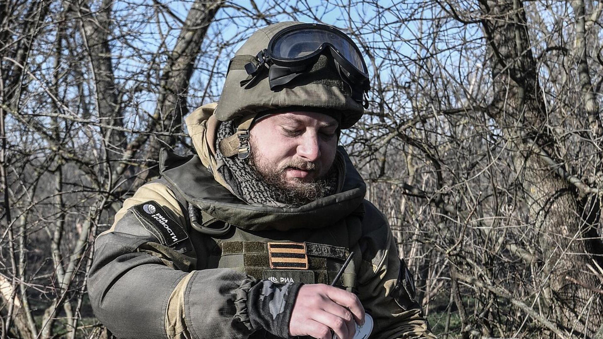Военный корреспондент РИА Новости Ростислав Журавлев Военный корреспондент РИА Новости Ростислав Журавлев - РИА Новости, 1920, 22.07.2023