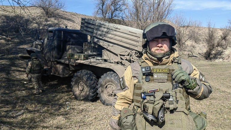 Военный корреспондент РИА Новости Ростислав Журавлев Военный корреспондент РИА Новости Ростислав Журавлев
