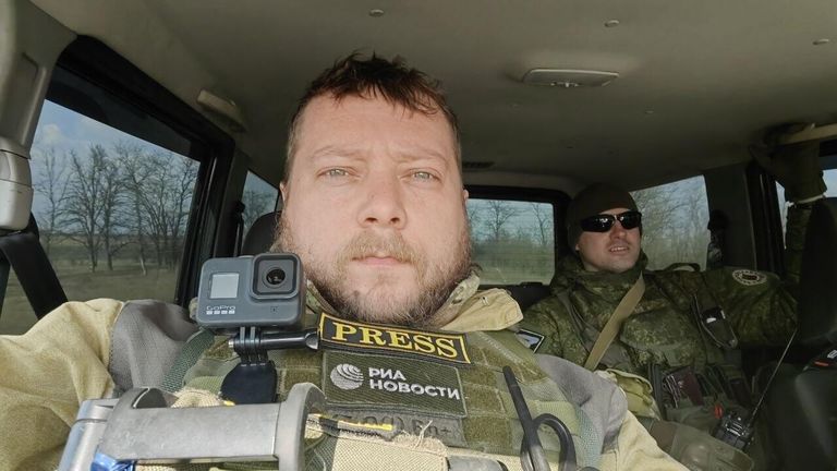 Военный корреспондент РИА Новости Ростислав Журавлев