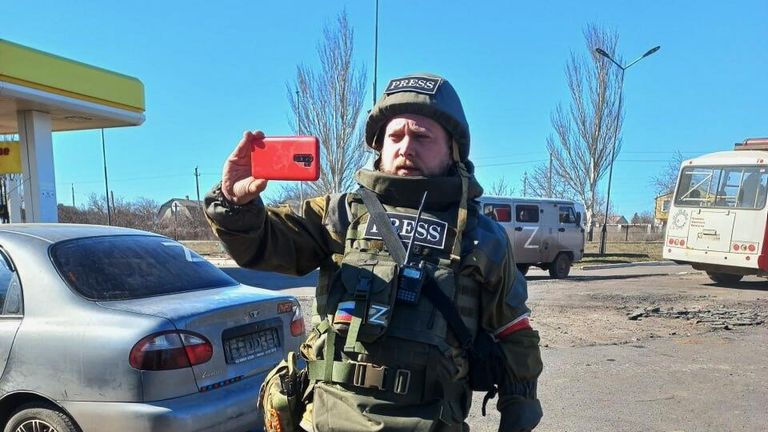 Военкор РИА Новости Ростислав Журавлев 