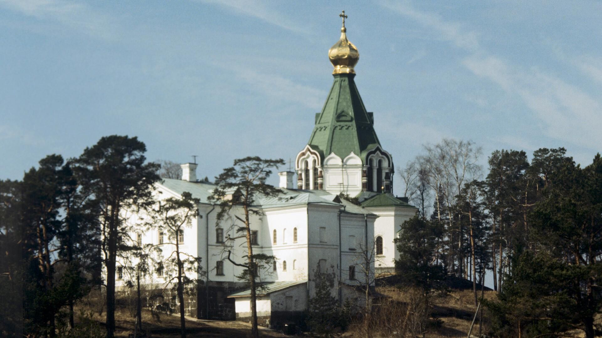 Путин и Лукашенко в Спасо-Преображенском соборе на Валааме Путин и Лукашенко в Спасо-Преображенском соборе на Валааме - РИА Новости, 1920, 24.07.2023