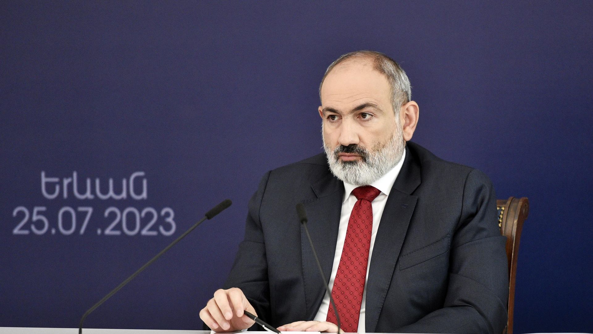 Премьер-министр Армении Никол Пашинян Премьер-министр Армении Никол Пашинян - РИА Новости, 1920, 19.09.2023