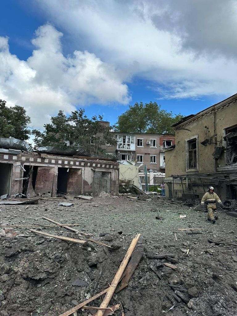 На месте взрыва в Таганроге На месте взрыва в Таганроге