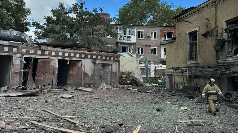 На месте взрыва в Таганроге На месте взрыва в Таганроге