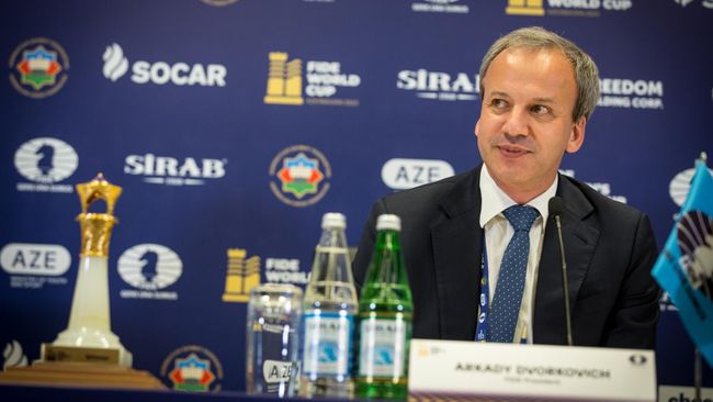 Президент FIDE Аркадий Дворкович