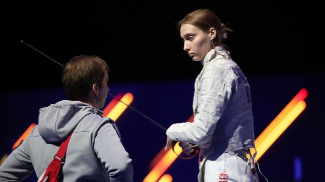 Российская фехтовальщица Анна Смирнова