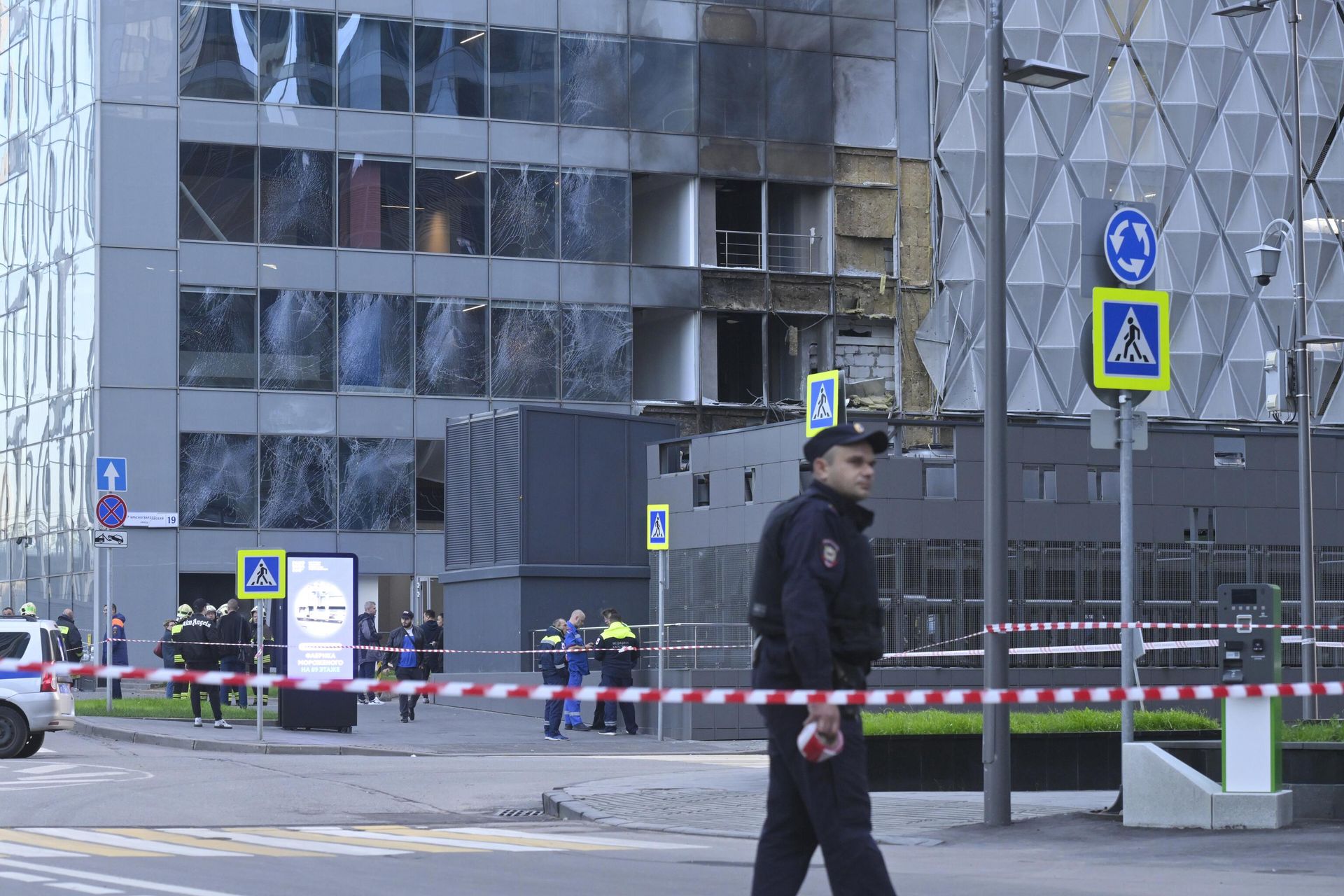 Последствия попытки атаки украинских беспилотников в Москве Последствия попытки атаки украинских беспилотников в Москве - РИА Новости, 1920, 30.07.2023