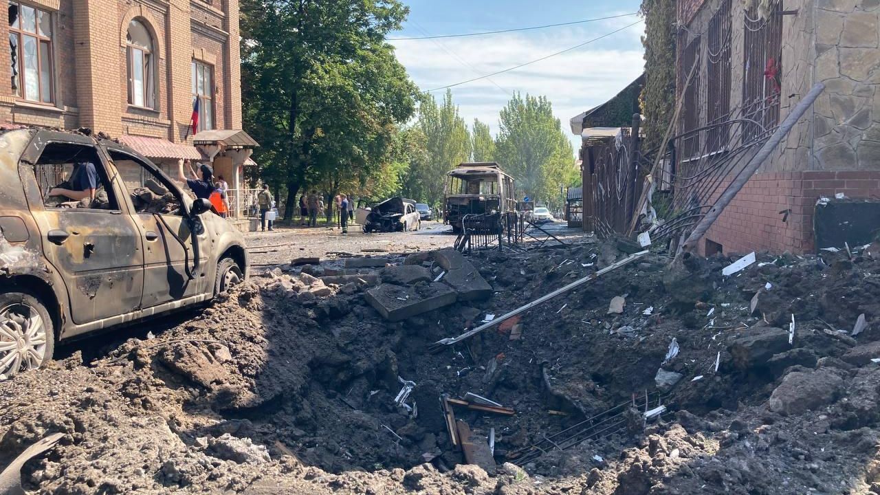 Последствия обстрела Донецка со стороны ВСУ Последствия обстрела Донецка со стороны ВСУ - РИА Новости, 1920, 16.10.2023