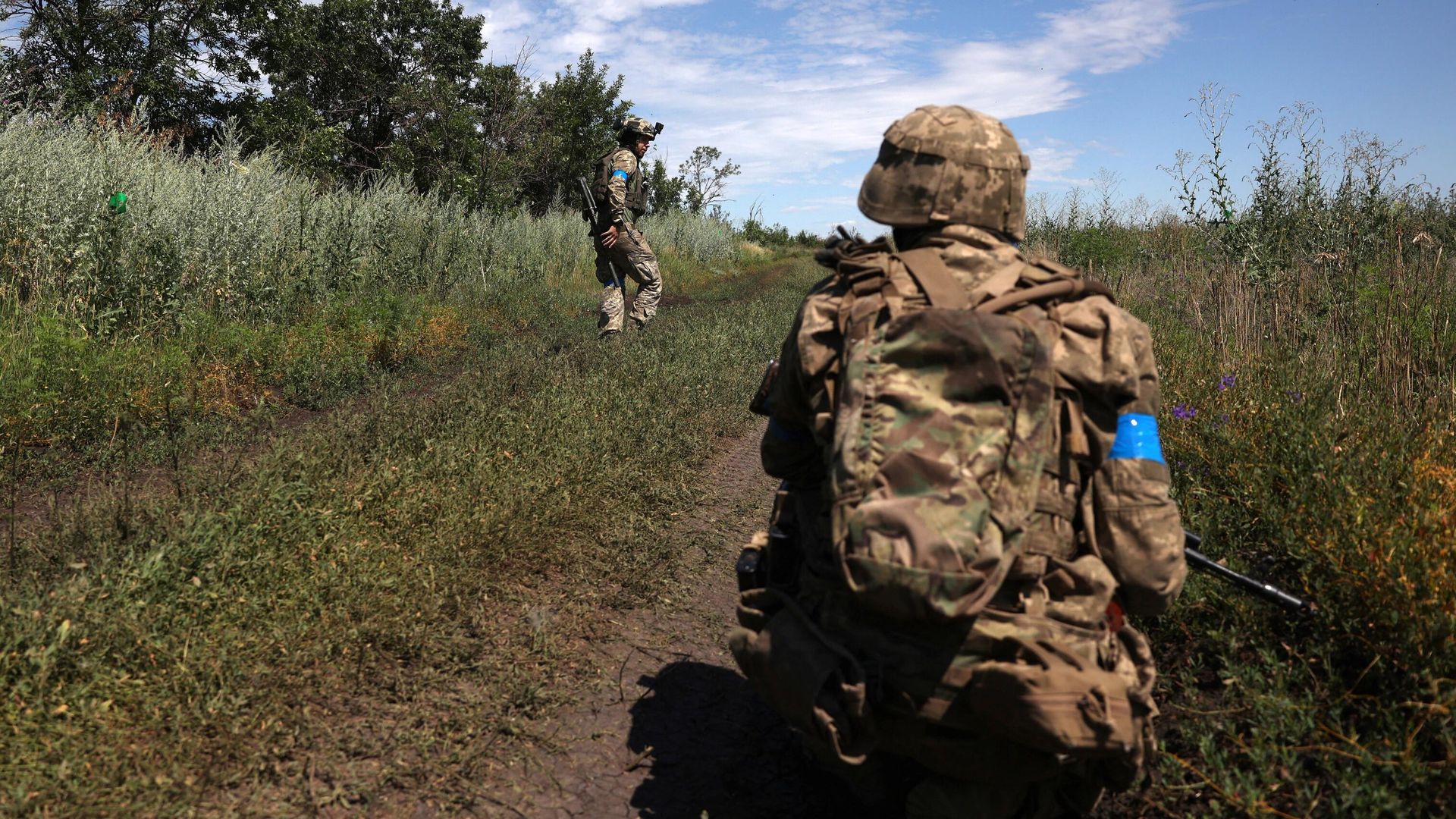 Украинские военные в Донецкой области Украинские военные в Донецкой области - РИА Новости, 1920, 02.08.2023