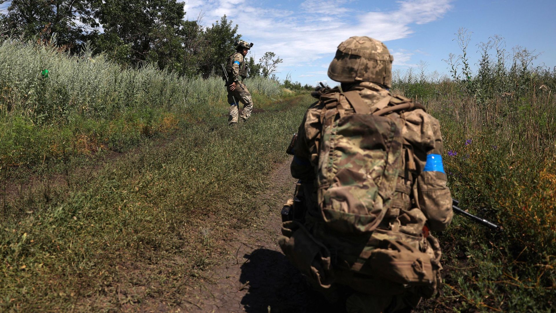 Украинские военные в Донецкой области Украинские военные в Донецкой области - РИА Новости, 1920, 02.08.2023