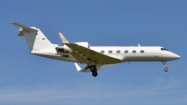 Самолет Gulfstream IV шведских ВВС