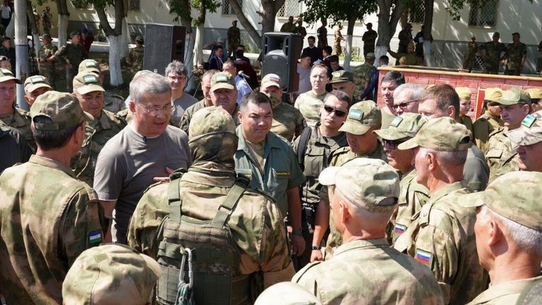 Добровольческий полк Башкортостан завершает боевое слаживание Добровольческий полк Башкортостан завершает боевое слаживание