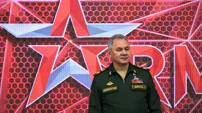 Министр обороны РФ Сергей Шойгу на Международном военно-техническом форуме АРМИЯ-2023 