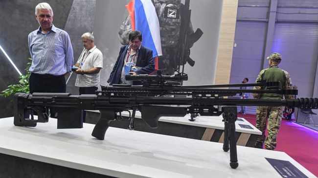 Снайперская винтовка Корд-338LM в калибре .338 Lapua Magnum на стенде завода имени Дегтярева (ЗиД) на выставке в рамках Международного военно-технического форума Армия-2023 Снайперская винтовка Корд-338LM в калибре .338 Lapua Magnum на стенде завода имени Дегтярева (ЗиД) на выставке в рамках Международного военно-технического форума Армия-2023