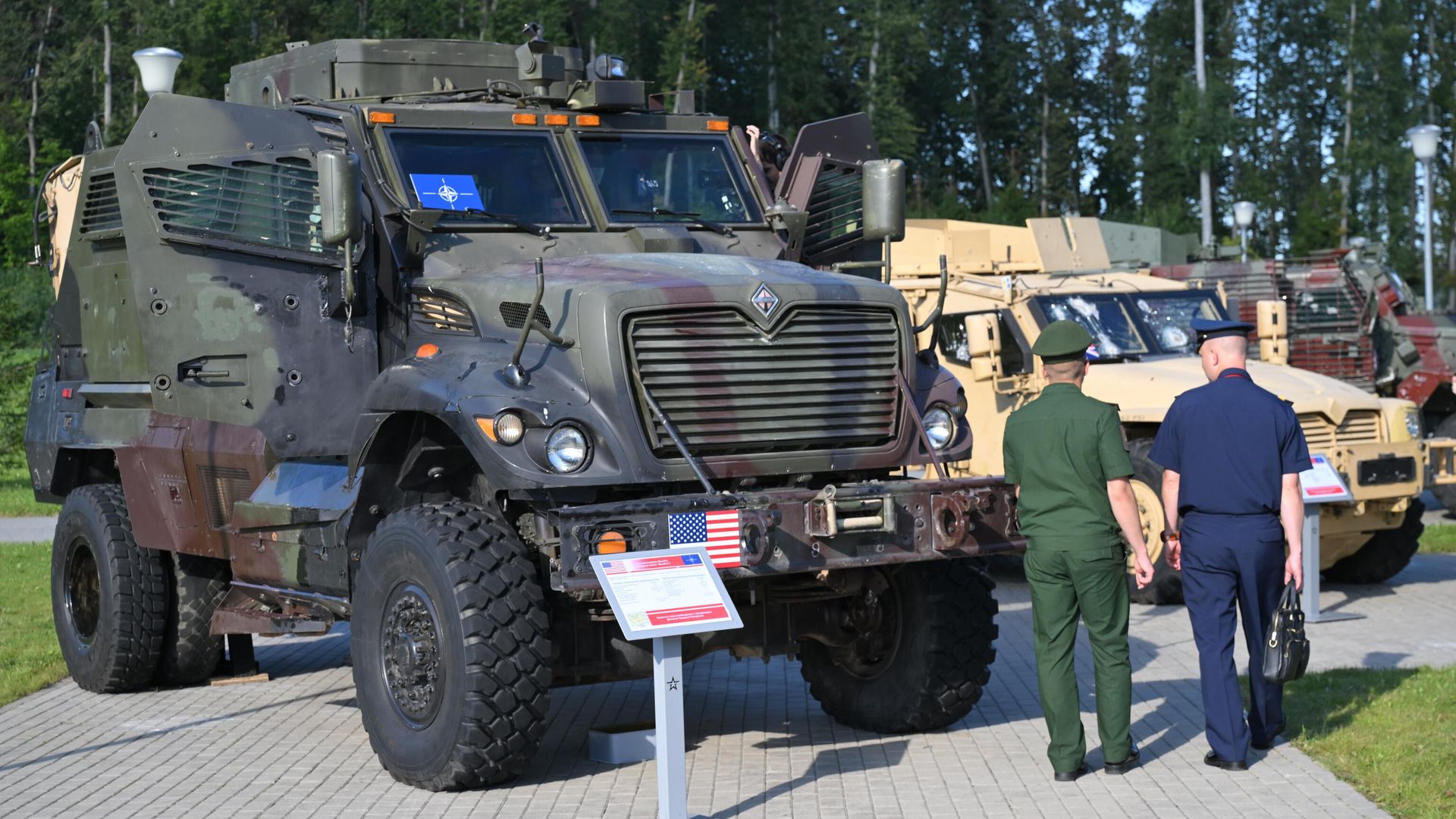 Трофейная техника, представленная на выставке в рамках Международного военно-технического форума Армия-2023 в Конгрессно-выставочном центре Патриот Трофейная техника, представленная на выставке в рамках Международного военно-технического форума Армия-2023 в Конгрессно-выставочном центре Патриот - РИА Новости, 1920, 12.08.2024