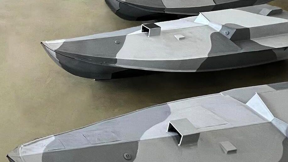 Изображение морского дрона, опубликованное украинскими источниками Изображение морского дрона, опубликованное украинскими источниками - РИА Новости, 1920, 24.10.2023
