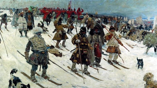 С. Иванов. Поход войска Московской Руси, XVI век, 1903 год С. Иванов. Поход войска Московской Руси, XVI век, 1903 год