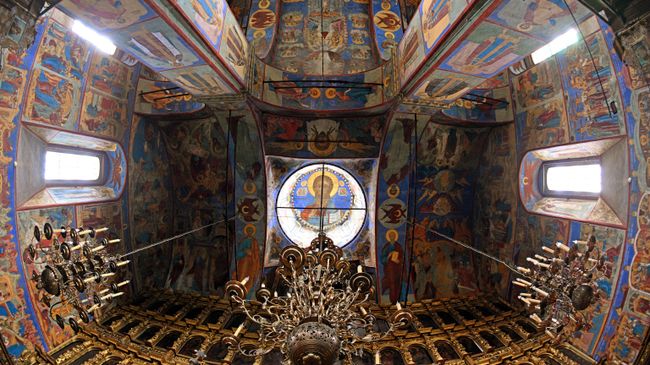 Расписные своды Воскресенского собора, г. Тутаев, Ярославская область Расписные своды Воскресенского собора, г. Тутаев, Ярославская область
