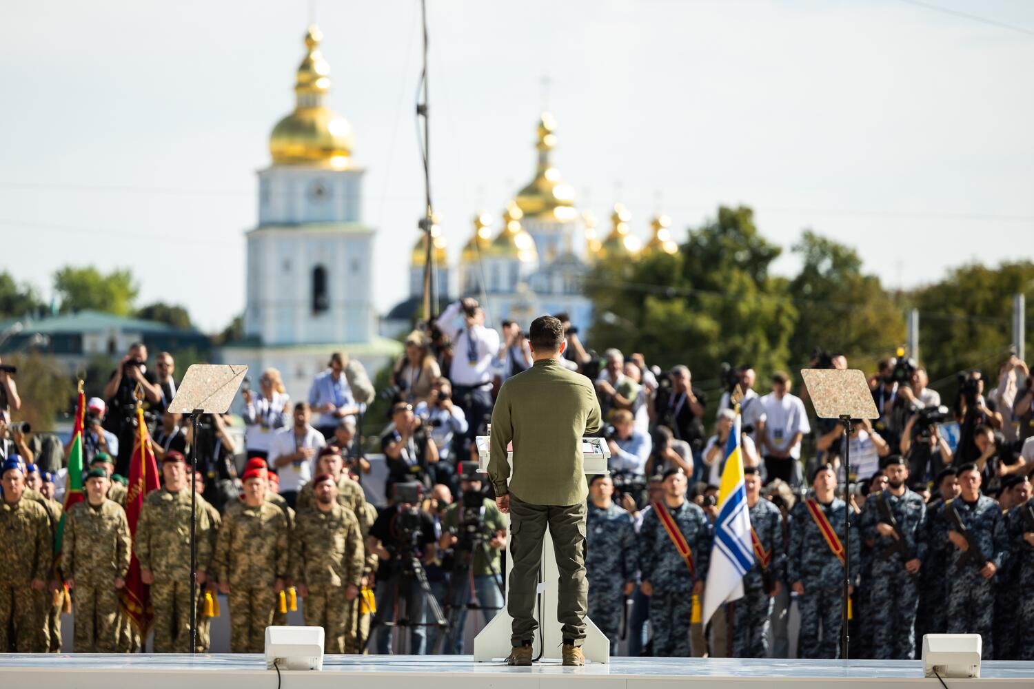 Президент Украины Владимир Зеленский выступает в День Независимости Украины Президент Украины Владимир Зеленский выступает в День Независимости Украины - РИА Новости, 1920, 28.08.2023