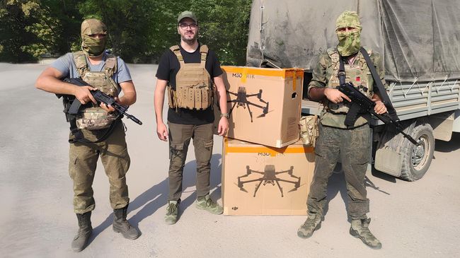 Липецкий артдивизион имени Пешкова получил гуманитарную помощь