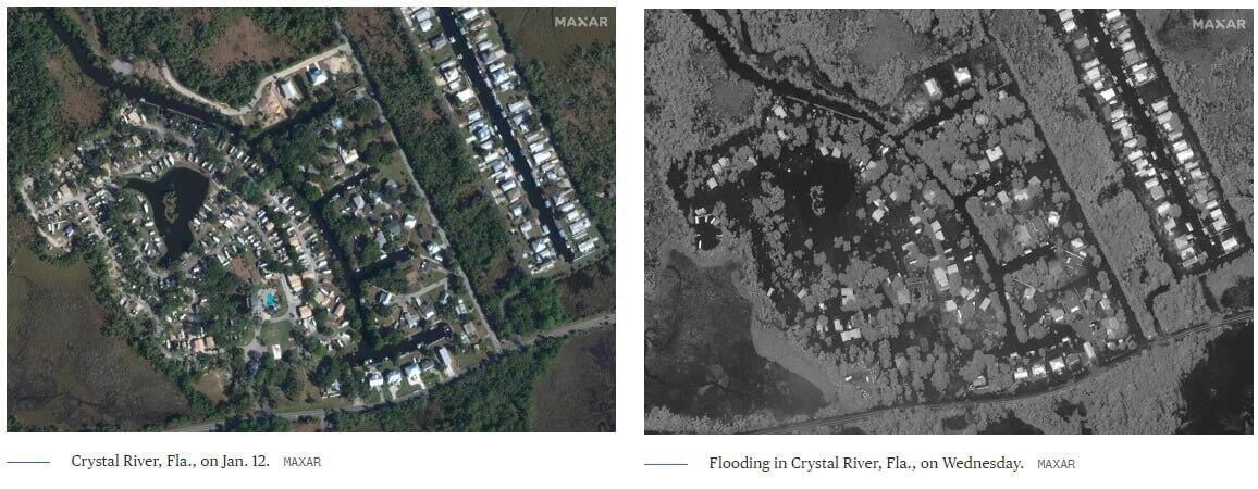 Спутниковые снимки районов во Флориде, на которые обрушился ураган Идалия Спутниковые снимки районов во Флориде, на которые обрушился ураган Идалия - РИА Новости, 1920, 31.08.2023
