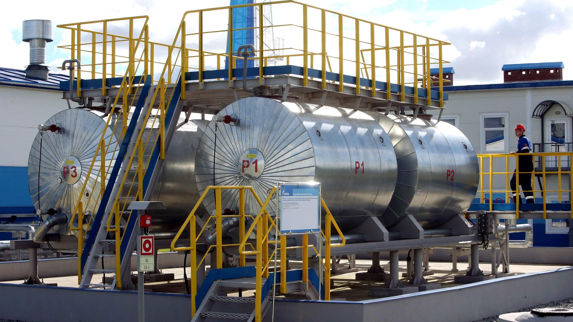 На территории подземного газохранилища (ПХГ) На территории подземного газохранилища (ПХГ) - РИА Новости, 1920, 06.09.2023