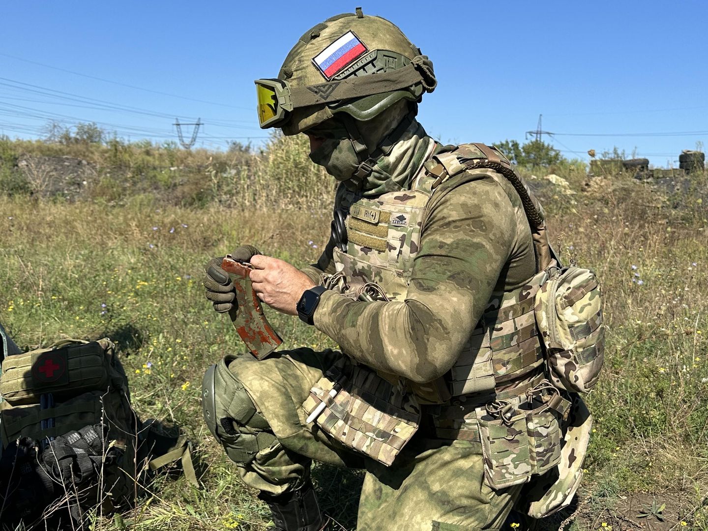 СОБР Росгвардии по ДНР проходит подготовку на полигоне