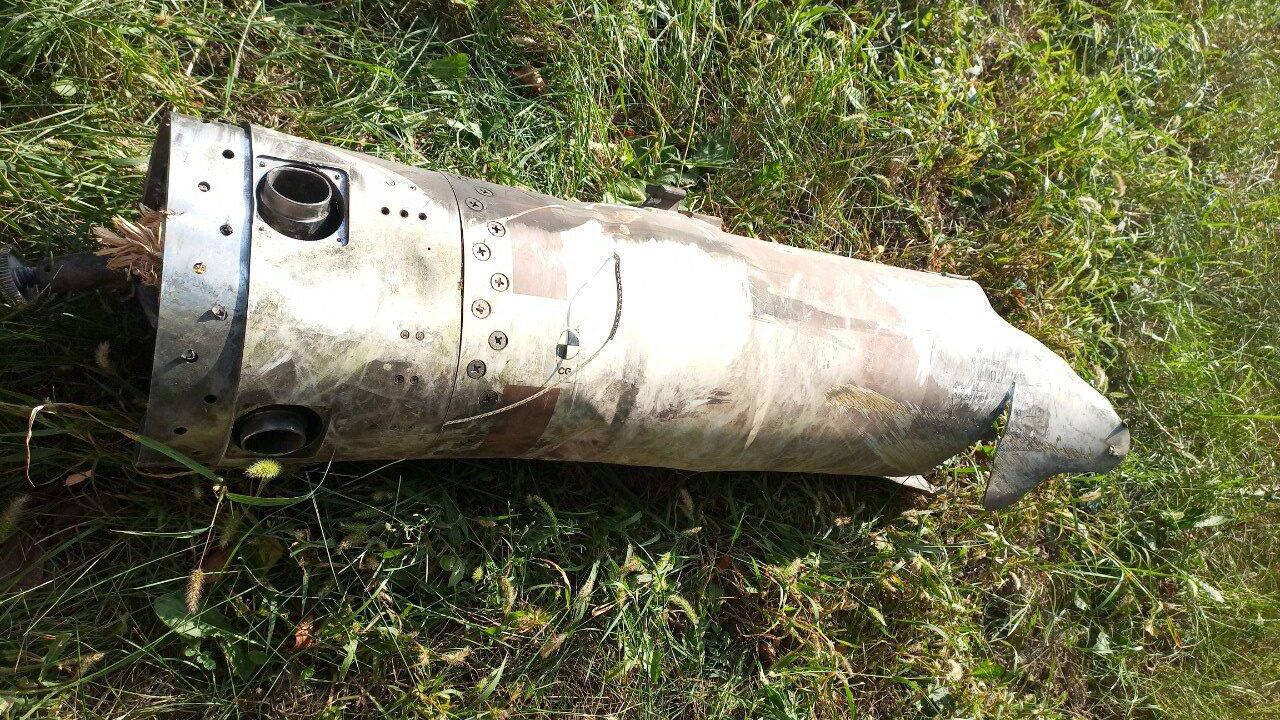 Фрагмент боеприпаса ВСУ Фрагмент боеприпаса ВСУ - РИА Новости, 1920, 08.07.2025