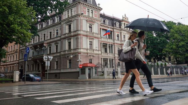 Здание посольства России в Риге