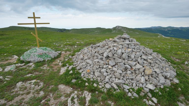 Вершина горы Роман-Кош, Крым Вершина горы Роман-Кош, Крым