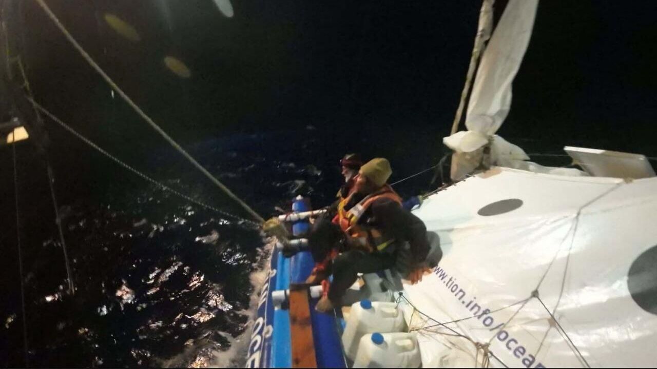 Спасение экипажа кругосветной экспедиции Russian Ocean Way Спасение экипажа кругосветной экспедиции Russian Ocean Way - РИА Новости, 1920, 06.09.2023