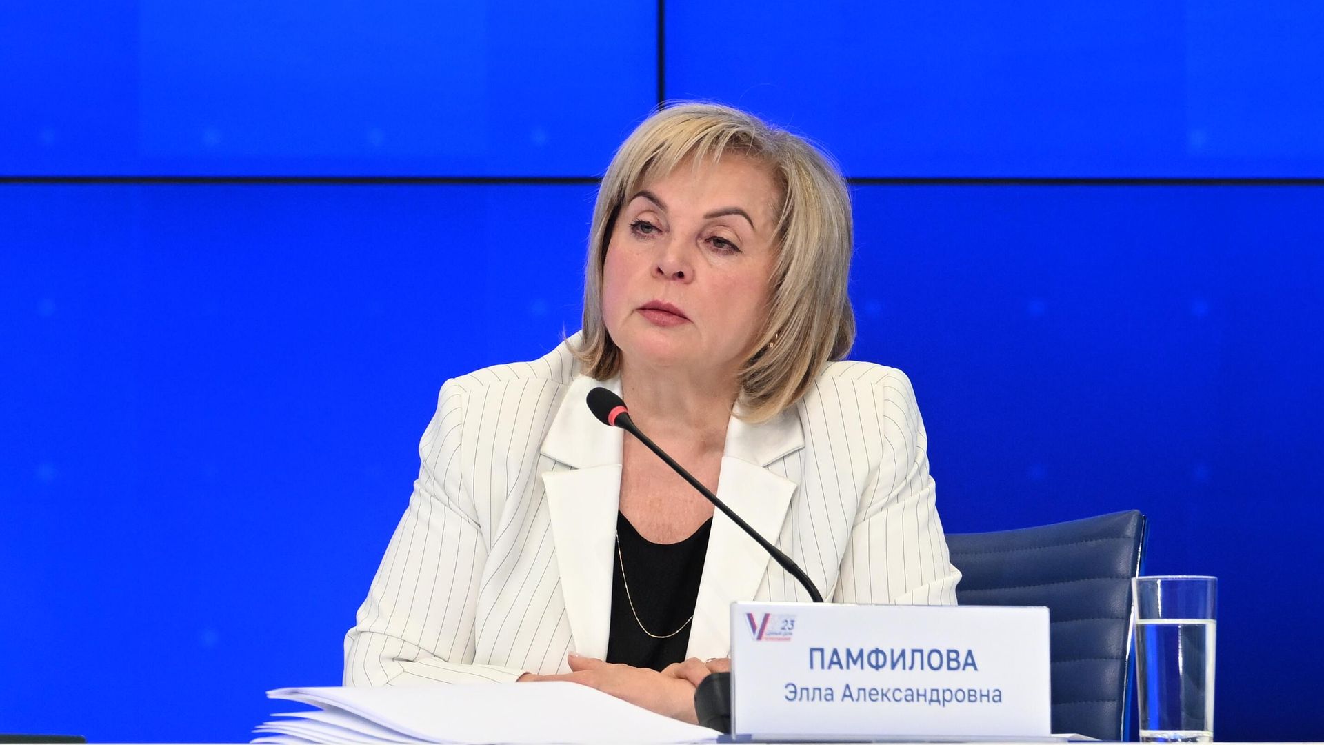 Председатель Центральной избирательной комиссии РФ Элла Памфилова Председатель Центральной избирательной комиссии РФ Элла Памфилова - РИА Новости, 1920, 07.09.2023