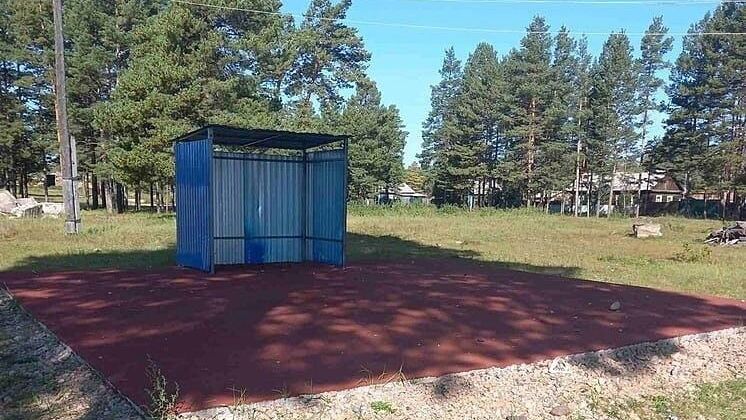 Остановка, построенная в Новокижгинске Остановка, построенная в Новокижгинске - РИА Новости, 1920, 29.01.2024