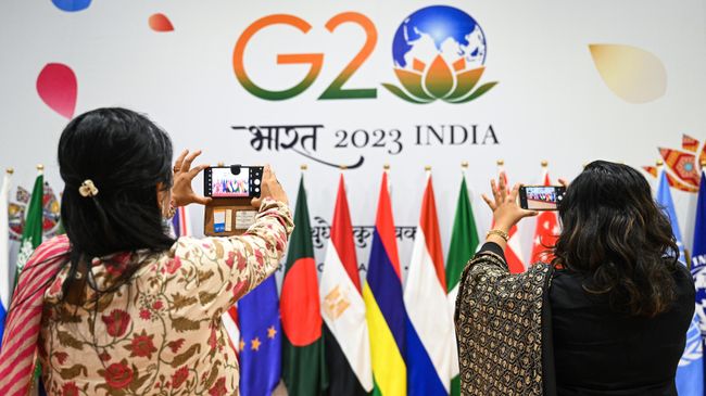 Международный медиацентр G20 в Нью-Дели Международный медиацентр G20 в Нью-Дели