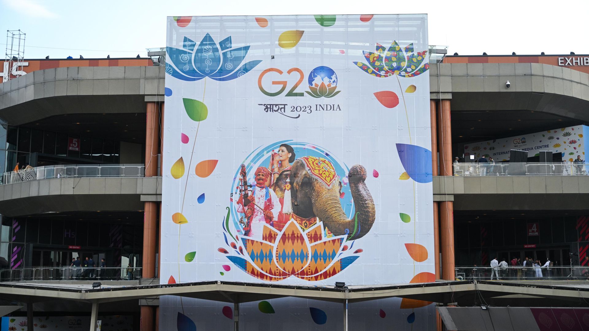 Международный медиацентр G20 в Нью-Дели Международный медиацентр G20 в Нью-Дели - РИА Новости, 1920, 09.09.2023
