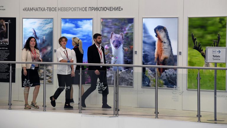 Участники Восточного экономического форума во Владивостоке Участники Восточного экономического форума во Владивостоке