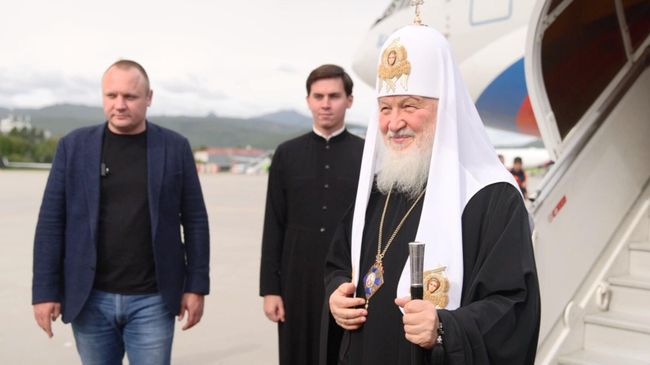 Патриарх Московский и всея Руси Кирилл прибыл на Камчатку. 15 сентября 2023 Патриарх Московский и всея Руси Кирилл прибыл на Камчатку. 15 сентября 2023