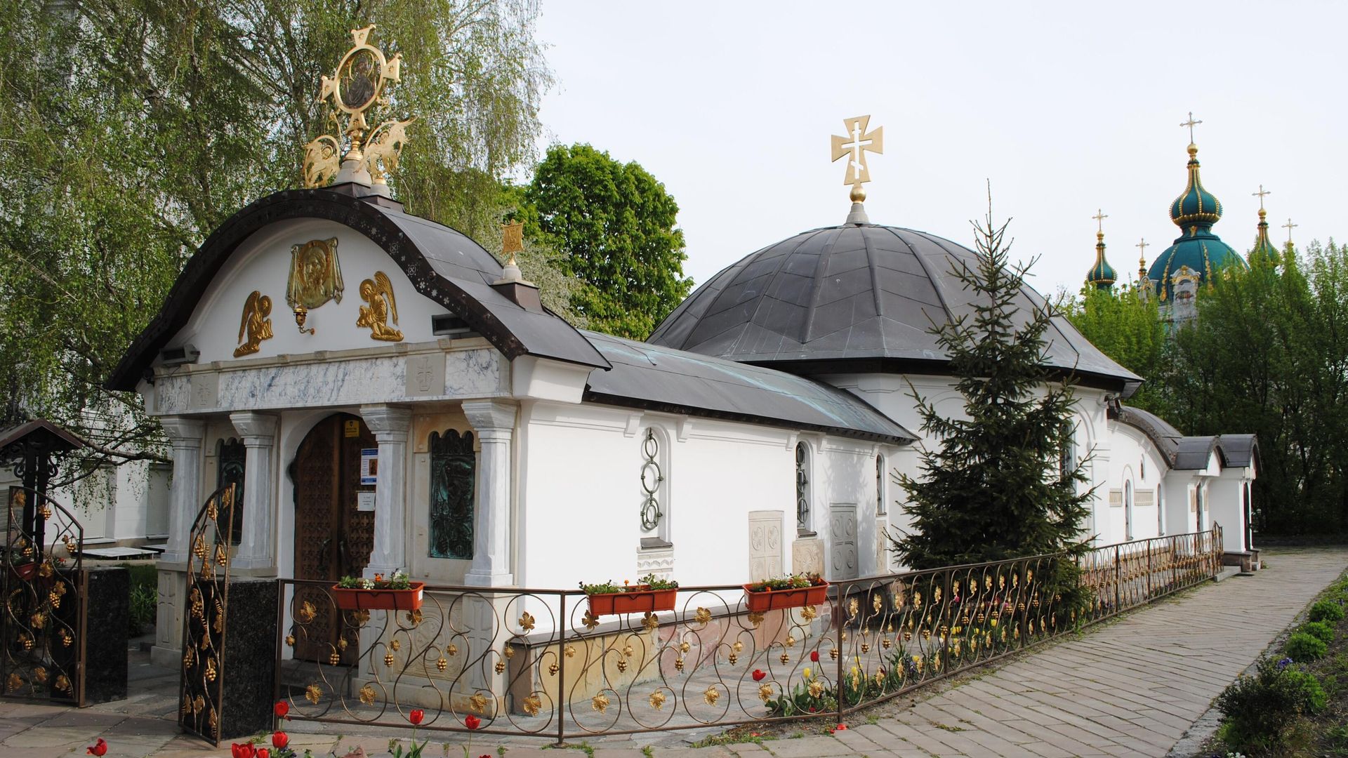 Владимиро-Ольгинский храм Десятинного монастыря в Киеве Владимиро-Ольгинский храм Десятинного монастыря в Киеве - РИА Новости, 1920, 17.05.2024