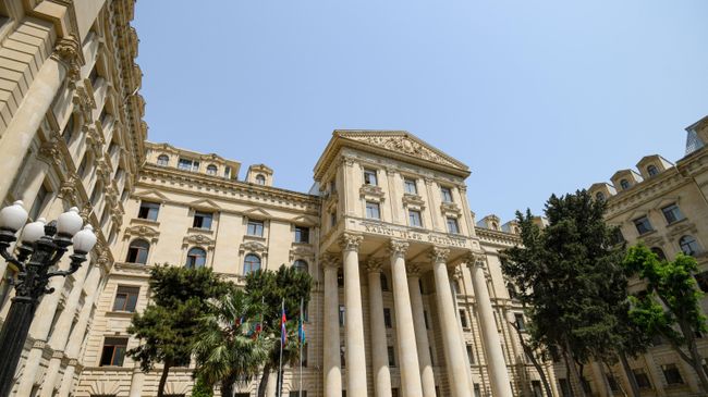 Здание МИД Азербайджана в Баку