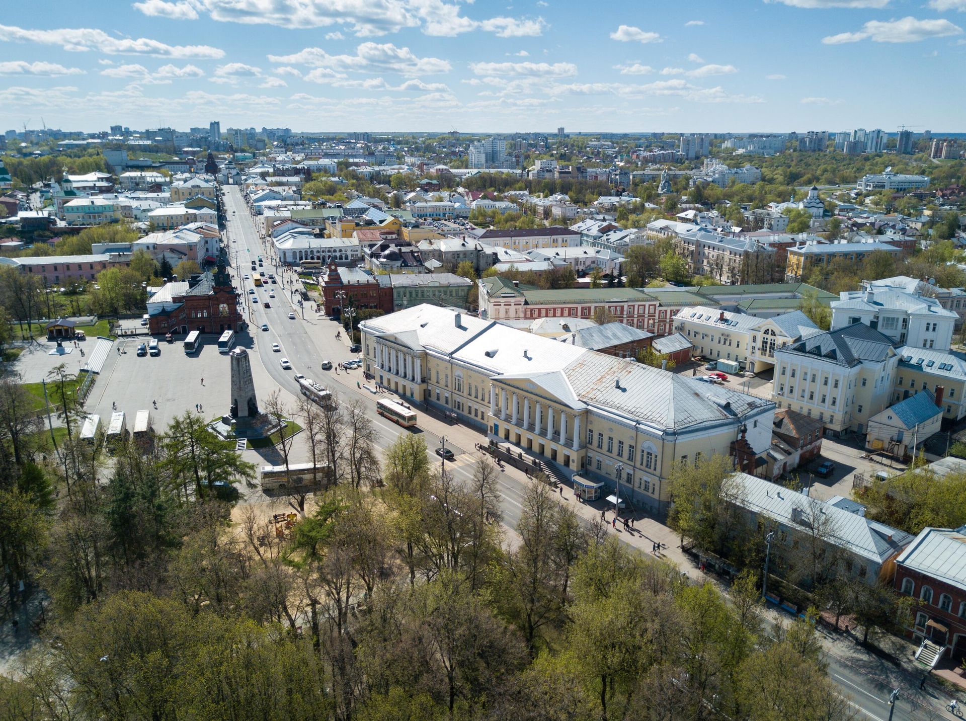 Улица Большая Московская во Владимире - РИА Новости, 1920, 19.09.2023