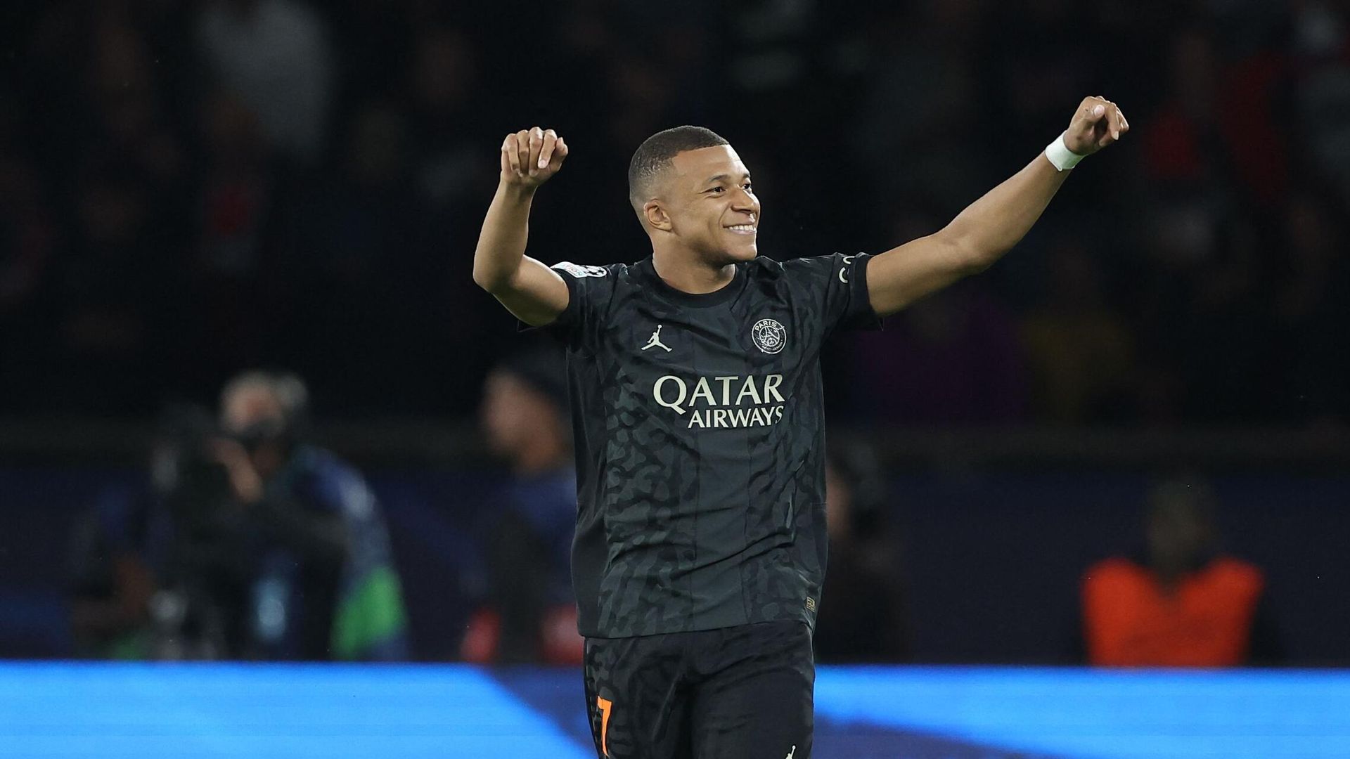 Нападающий ПСЖ Килиан Мбаппе Нападающий ПСЖ Килиан Мбаппе - РИА Новости, 1920, 24.11.2023